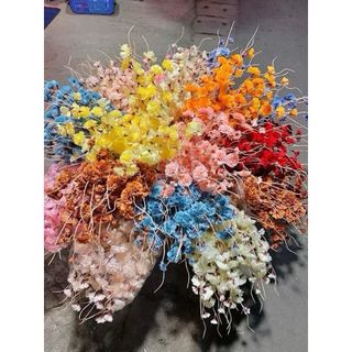 Lẻ 1 Nhánh Đào Râu Dài 45cm , Trang Trí Tết , Trang Trí Oản , Tháp Bánh , Nước Ngọt