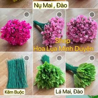 Sỉ 500gr - 1kg Mai , Đào Rời , Mai Đào Chùm , Dùng Để Kết Cây , Trang Trí Tết , Lễ Hội