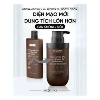 Sữa Dưỡng Thể Trắng Da DrCeutics Body Lotion Healthy White 200ml