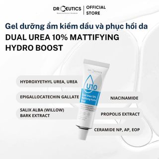 Gel Dưỡng Ẩm Kiềm Dầu Và Phục Hồi Da Dual Urea 10% Mattifying Hydro Boost Drceutics 50g