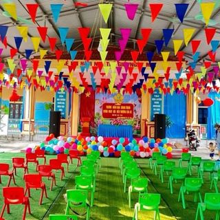 (50m hoặc 100m ) Dây Cờ Đuôi Nheo Tam Giác Trang Trí Nhà Cửa , Trường Học , Sự Kiện , Lễ Hội