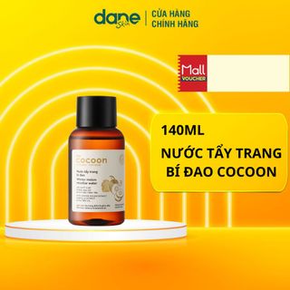 Nước tẩy trang bí đao Cocoon 140ml dành cho da dầu mụn - Giúp làm sạch lớp make up và Kiểm soát dầu thừa