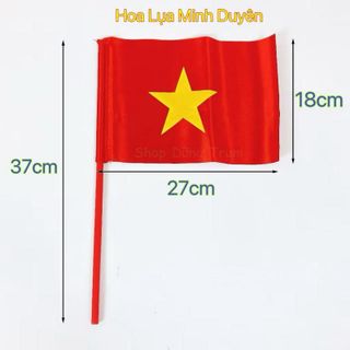 [Sale Sập Sàn ) Cờ Vẫy Cầm Tay , Cờ Cổ Vũ Bóng Đá , Cờ Vẫy Khai Giảng Sự Kiện