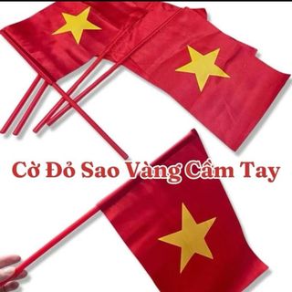 [Sale Sập Sàn ) Cờ Vẫy Cầm Tay , Cờ Cổ Vũ Bóng Đá , Cờ Vẫy Khai Giảng Sự Kiện