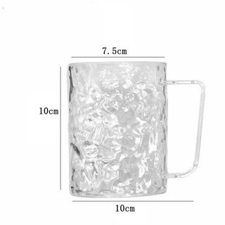 Ly Cốc nhựa Đánh Răng Trong Suốt Kèm Tay Cầm Để Bàn Chải Họa Tiết Vân pha lê - Cốc đánh răng vân pha lê giá sỉ