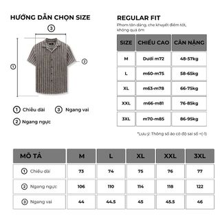 Áo sơ mi nam họa tiết Kelly TUTO5 Menswear SMD04 - sơ mi ngắn tay cổ vest vải đũi thô hàn thoáng mát, form thoải mái