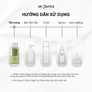 Nước Tẩy Trang Cho Da Nhạy Cảm Dạng Sữa Gentle OLIVE Milky Micellar Water Drceutics 310ml