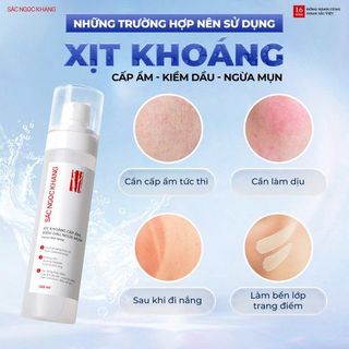 Xịt Khoáng Cấp Ẩm, Kiềm Dầu, Ngừa Mụn
