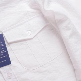Áo sơ mi nam TUTO5 Menswear SMD03 - sơ mi dài tay phối túi ngực chất đũi Linen thoáng mát, phong cách Hàn Quốc trẻ trung