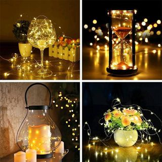Dây đèn led 1m/2m trang trí 3 chế độ điều chỉnh ánh sáng.