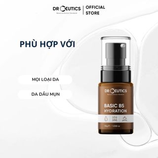 Serum B5 Basic Hydration 5% DrCeutics Cho Da Dầu Mụn 30ml
