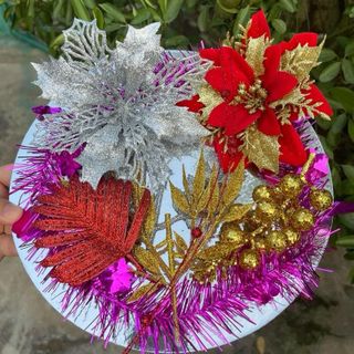 Sét phụ kiện làm oản,tháp bánh,nước ngọt ,trang trí ngày tết.