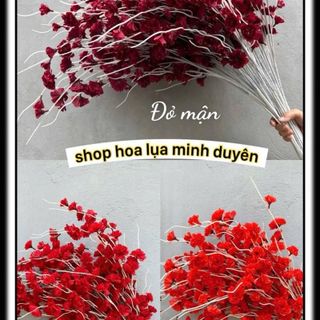 (Xưởng SX) Cành hoa Đào giả, cành hoa đào râu cao cấp (loại 1) hoa cắm cổng cưới , cắm bình trang trí