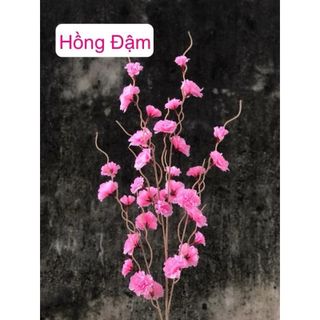 (Xưởng SX) Cành hoa Đào giả, cành hoa đào râu cao cấp (loại 1) hoa cắm cổng cưới , cắm bình trang trí