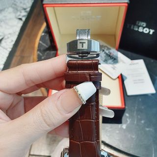 ĐỒNG HỒ NAM TRUNG CẤP TISỌT DÂY DA GỒ MÁY QUARZT
