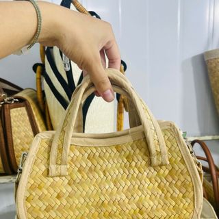 Túi bao tử cỏ bàng, lá buông viền vải