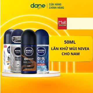 Lăn Khử Mùi Cho Nam NIVEA MEN 50ml - khử mùi, ngăn tiết mồ hôi, khô thoáng đến 72h