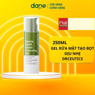 Gel Rửa Mặt Tạo Bọt Gentle OLIVE Facial Cleansing Gel Drceutics – Dịu Nhẹ, Dành Cho Mọi Loại Da 250g
