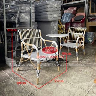 ghế mây tre nhựa giả mây cao cấp