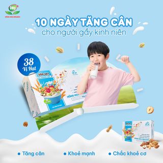 Sữa Hạt Tăng Cân Cho Người Gầy–(38 Vị Hạt)** (900g/36 gói)