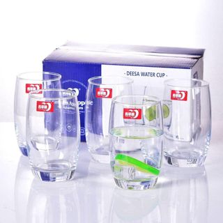 BỘ 6 LY THỦY TINH DELI 380ML ES1140