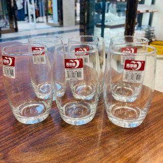 BỘ 6 LY THỦY TINH DELI 380ML ES1140