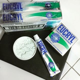 Combo 3 Tuýp kem trắng răng Eucryl 62g - Kem đánh răng trắng sáng, tẩy răng trắng sáng, giảm ố vàng