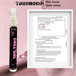 [Sale tháng 4 Vỏ chai mới] Nước hoa Nam Nữ Chill Girl - Men Code 10ml - Lưu hương dài lâu - Tarohoko