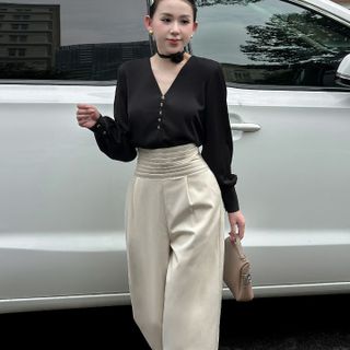 Quần Tây Nữ Lưng Cao – Hàng May Kỹ, Dáng Đẹp, Chuẩn Form Từng Đường Kim Mũi Chỉ -SNQ5
