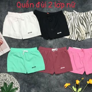 Quần đùi 2 lớp nữ