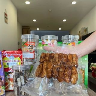 Chuối Hồng Trần (Thùng 100 Gói x 300gr)