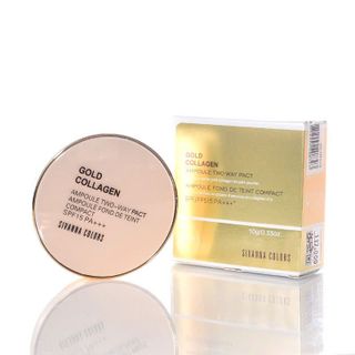 Phấn Phủ Kiềm Dầu Chống Nắng SivannaColors Gold Collagen SPF 15 PA+ - Thái Lan