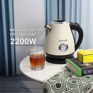 Ấm Đun Nước Siêu Tốc Kalpen KK91 1.7L – Inox 304 (Màu ngẫu nhiên)