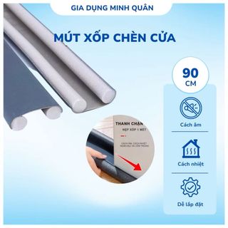 Thanh Chèn Cửa Mút Xốp EPE 90cm Ngăn Bụi, Côn Trùng Và Chống Ồn