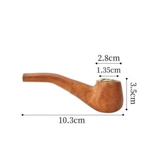 Tẩu thuốc gỗ handmade, Tẩu hút thuốc sợi bằn gỗ tự nhiên