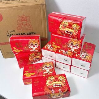 Thùng 20 gói khăn giấy rút sipiao