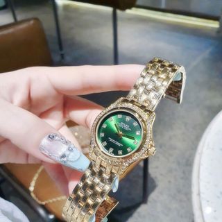 ĐỒNG HỒ NỮ THỜI TRANG RÔLEC MẶT TRÒN VIỀN ĐÁ GIÁ MỚI