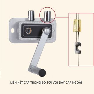 Bộ tời giàn phơi Hòa Phát Q6, Bộ tời giàn phơi Q6