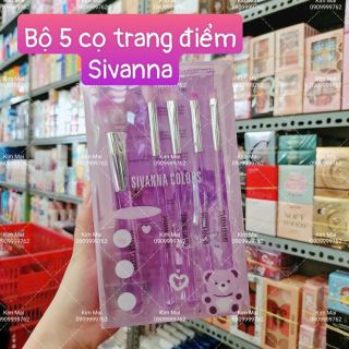 Bộ Cọ Trang Điễm Sivanna Chính Hãng