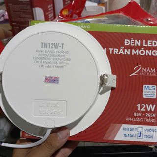 BÓNG ĐÈN LÂM ÂM TRẦN TRÒN 12W