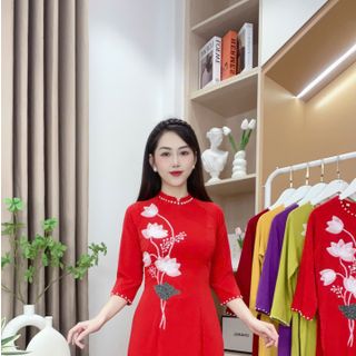 ÁO DÀI SEN CAO CẤP