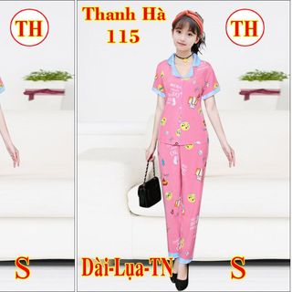 Đồ bộ nữ Lụa Tay ngắn quần dài trẻ em