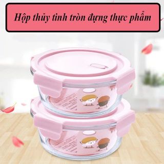 HỘP THỦY TINH TRÒN 400ML BX3003