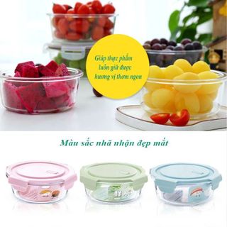 HỘP THỦY TINH TRÒN 400ML BX3003