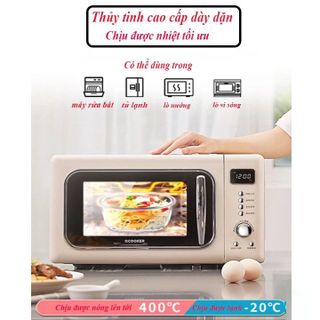 HỘP THỦY TINH TRÒN 400ML BX3003