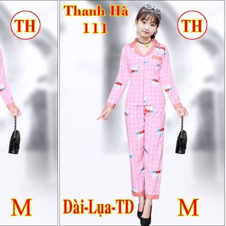 Đồ bộ nữ Lụa Tay dài quần dài trẻ em