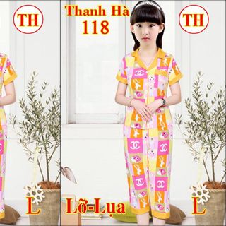 Đồ Bộ Nữ Lỡ Lụa Trẻ Em
