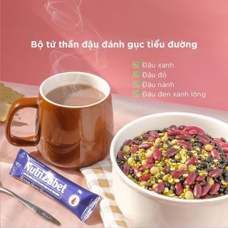 Sữa Hạt Tiểu Đường NutriZabet - Giúp Ổn Định Đường Huyết, hộp 30 gói