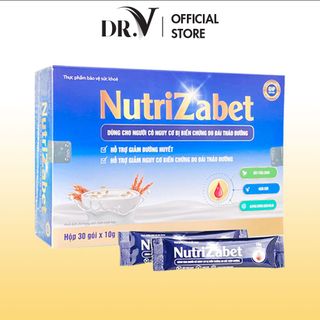 Sữa Hạt Tiểu Đường NutriZabet - Giúp Ổn Định Đường Huyết, hộp 30 gói