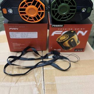 Quạt Mini Đeo Thắt Lưng Giúp Làm Mát Hạ Nhiệt Cơ Thể, Quạt Kẹp Hông Dung Lượng Pin 5000mAh Tích Hợp Sạc Dự Phòng